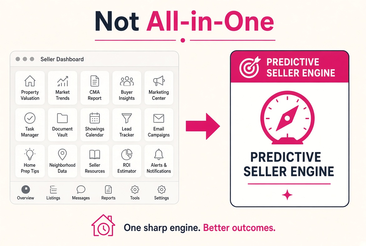 All-in-one dashboards stay generic; a specialist engine finds sellers