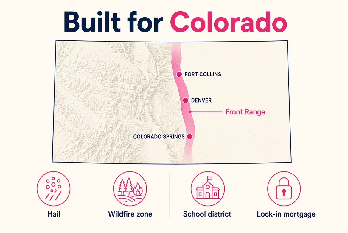 Built for Colorado: hail, wildfire, school districts, and rate lock-in