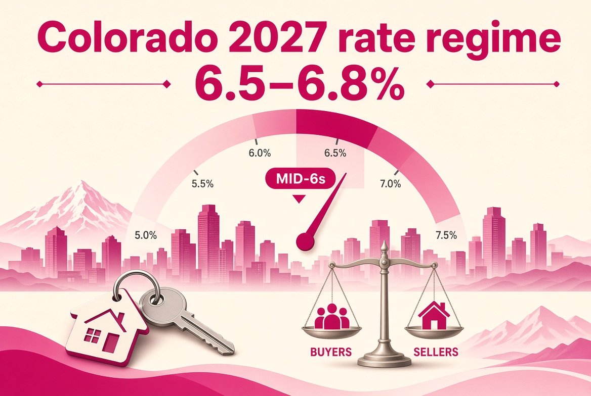 Colorado Housing Market 2027: The 6.5–6.8% Rate Regime