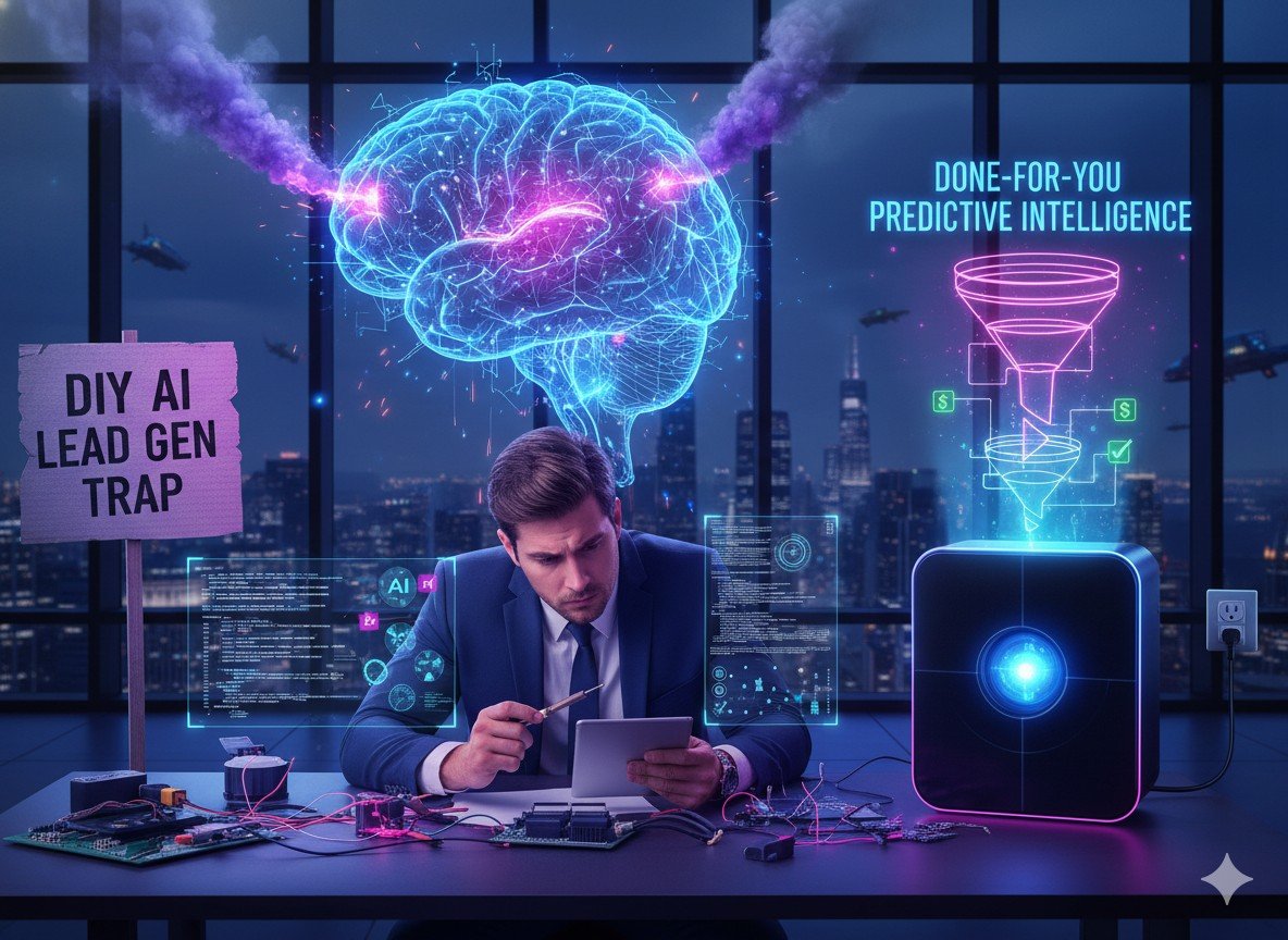 The DIY AI Lead Gen Trap: Why Building Your Own Funnel is a Costly Distraction