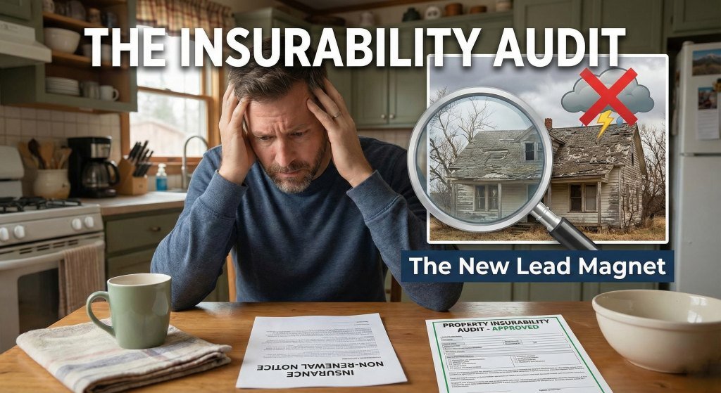 The "Insurability Audit": The New Lead Magnet Replacing the Home Valuation